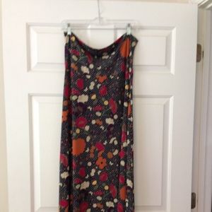 LuLaRoe Maxi Skirt, floral